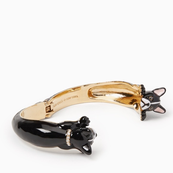 NEW Kate Spade Antoine Dog Open Hinged Cuff - Picture 3 of 8